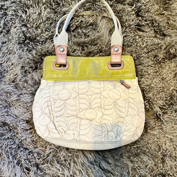 Fossil Quilted Shoulder Bag, large key; Key-per purse. - Picture 3 of 3